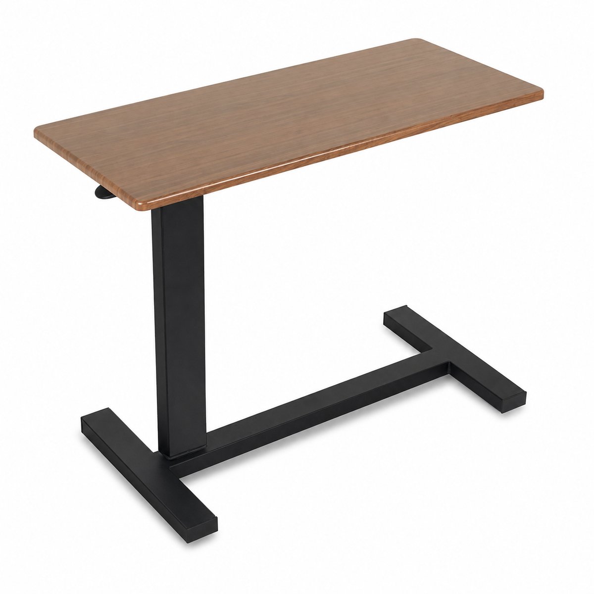 Brandistry - Laptoptafel - Laptoptafel op wielen - Laptop Bureau - Bedtafel - In Hoogte Verstelbaar - 80x40cm - Slimme C Vorm