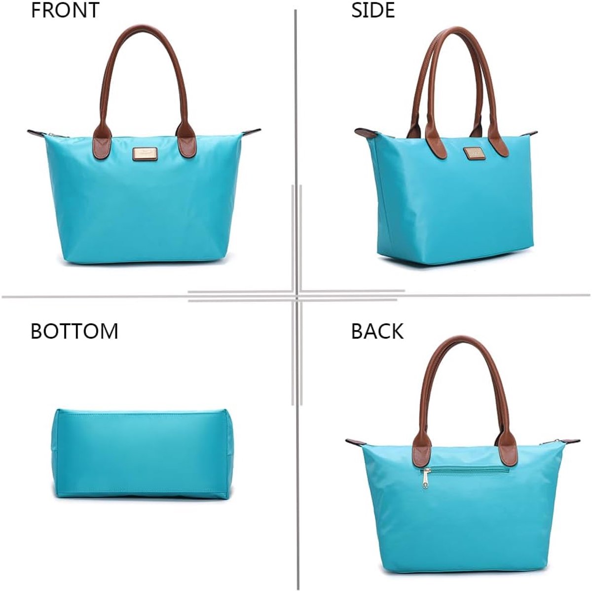 Gallantry Women's Bag Puck - Leather Look Shopper - Gallantry Paris Ladies Hand and Shoulder Bag - ShopVlot