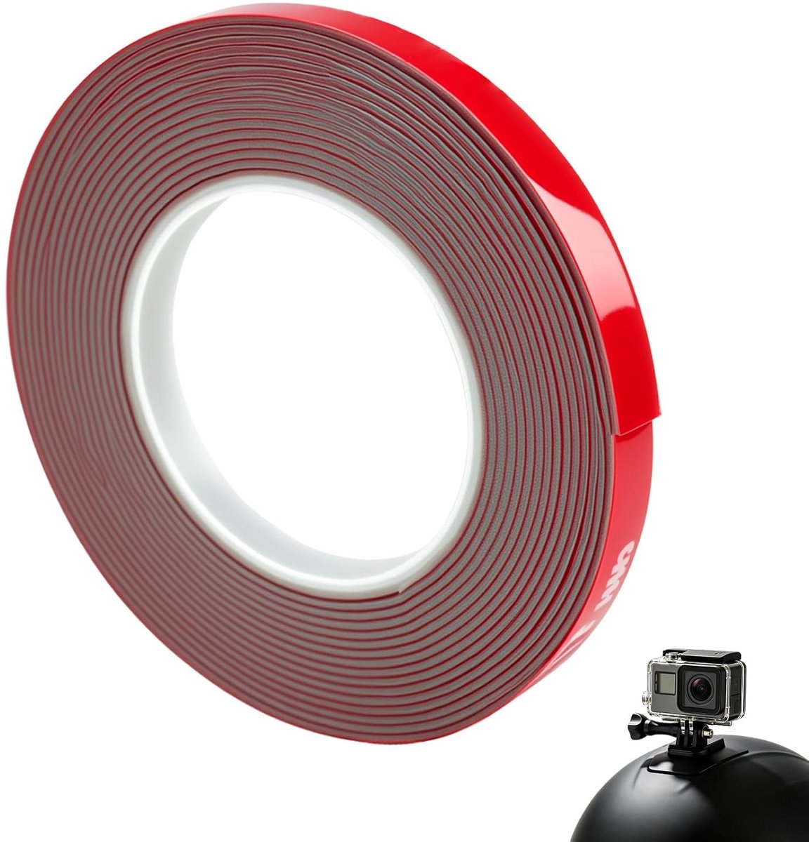 Dubbelzijdig plakband, acrylschuim, 3 m x 5 mm, binnen en buiten - ShopVlot