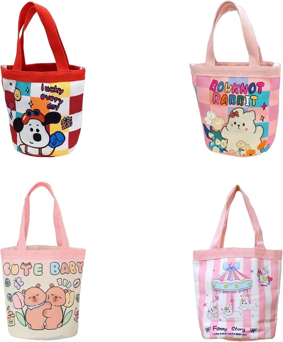 Esthetische draagtassen,Canvas, Canvas tas, geschikt voor dagelijks gebruik - ShopVlot