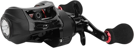 Zwart Rood Metalen Spoel Magnetische Rem Visserij Casting Reel Duurzaam Lichtgewicht Gereedschapsaccessoire voor - ShopVlot — afbeelding 4