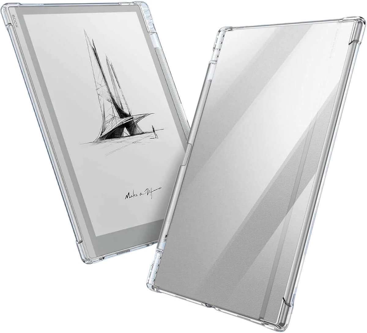 Beschermhoes voor BOOX Go 10,3 Gen2 / Tablet Go 10,3 Gen II 10,3 inch, TPU-siliconen bescherming, schokbestendig - ShopVlot