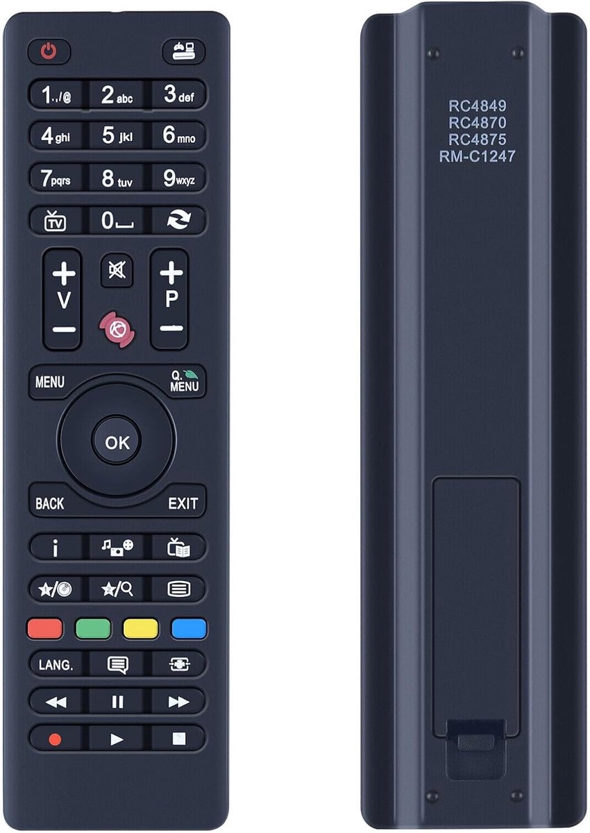 New Replacement Remote Control for Clayton TV CL32DLED16B CL32DLED19 CL22LED16B CL39DLED16B CL40DLED16B CL49DLED16B - ShopVlot