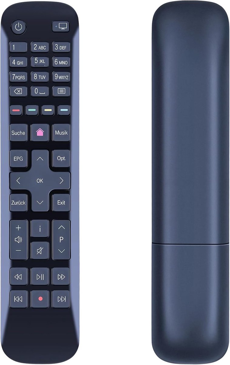 Replacement Remote Control for Telekom Media Receiver MR 400/200, for T-Home Remote Control MR 401/201 (Black) - ShopVlot