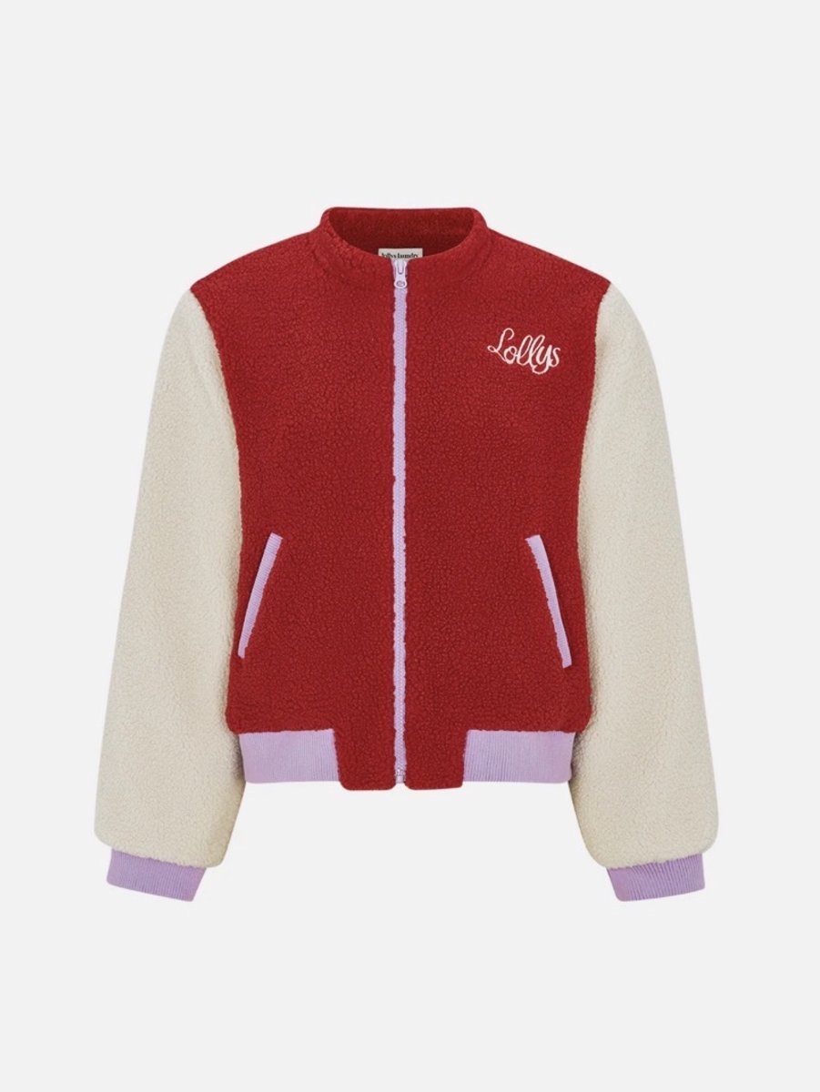 Lollys Laundry Lua - Jas - Teddy - Rood - S