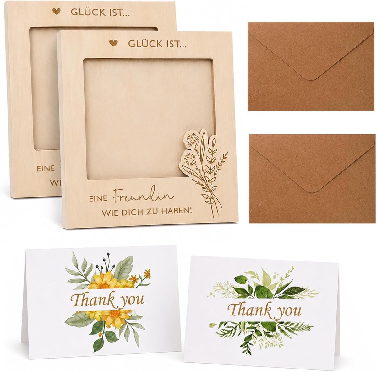 6-Delige Cadeauset, Magnetische Fotolijsten en Cadeau voor Beste Vriendin - ShopVlot