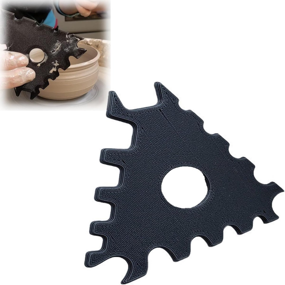 Ceramic Edge Tools, Clay Tools, Ceramic Tools, Ceramic Cutting Tools, Hand Tools for Modelling Ceramics, Suitable for - ShopVlot
