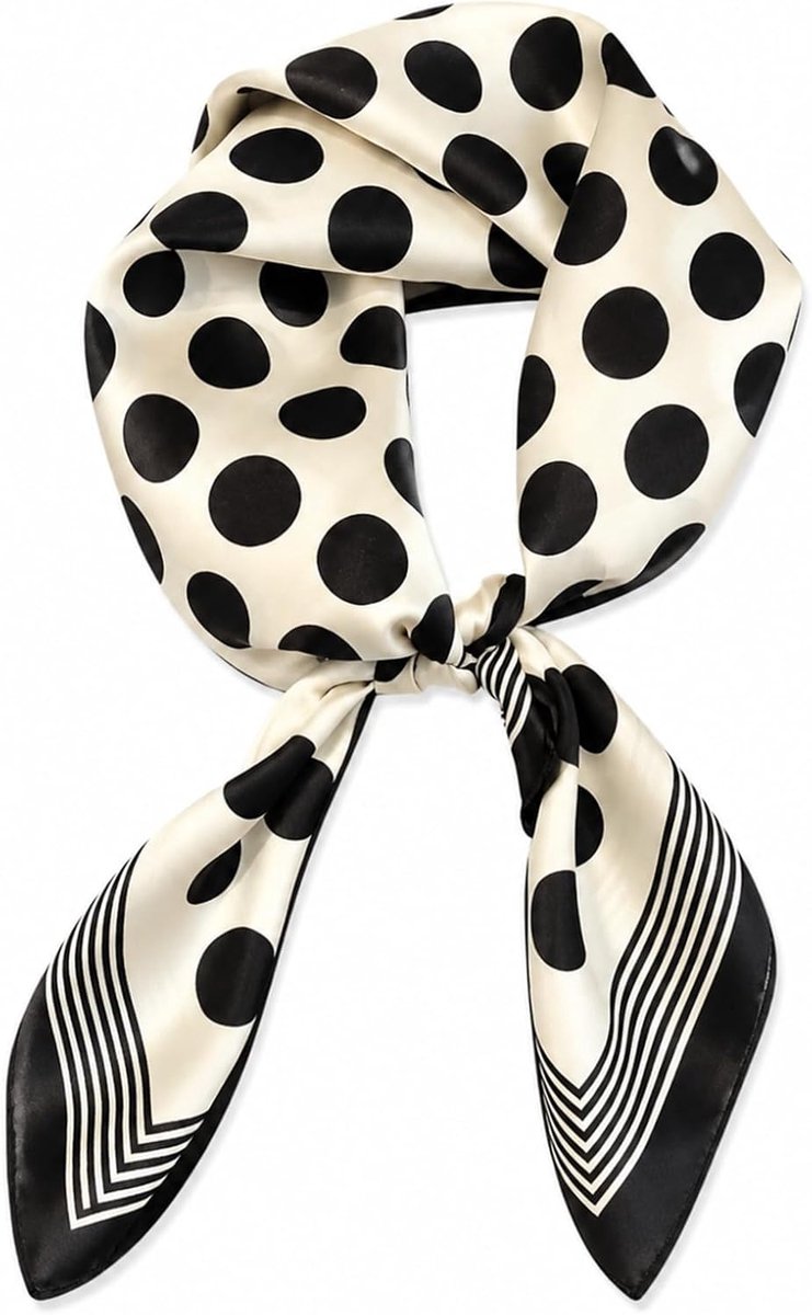 Zijden sjaal voor dames, zijden sjaal van lichte zijde, elegante zijden sjaal voor dames, sjaal van imitatiezijde - ShopVlot