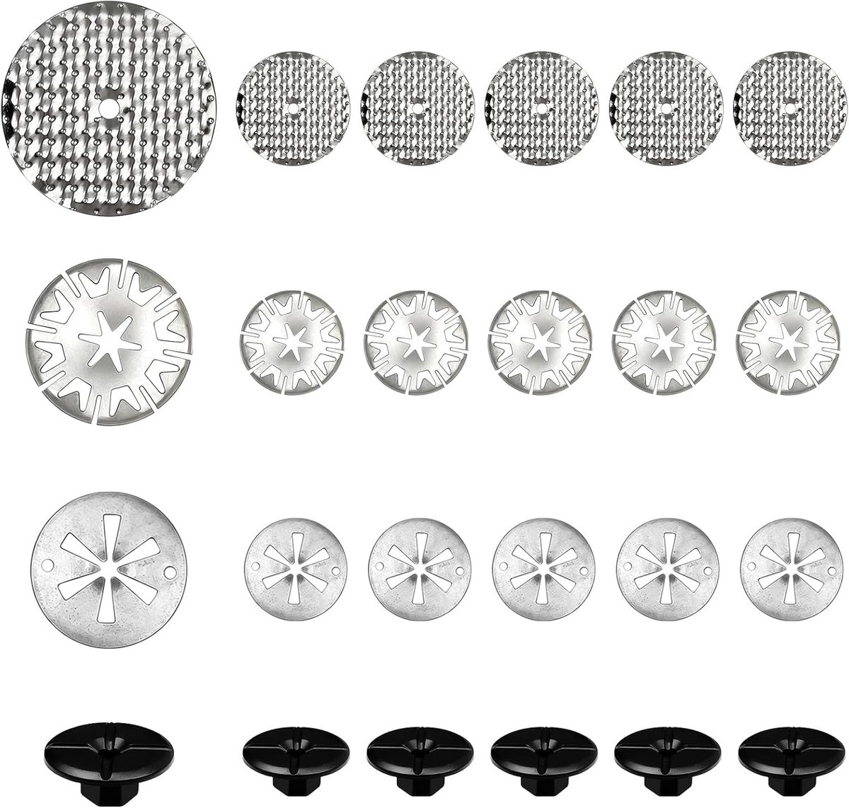 20 stuks hittebeschermingsplaten reparatieset voor auto, 30 mm klemschijven, hittebeschermingsplaat, 50 mm - ShopVlot