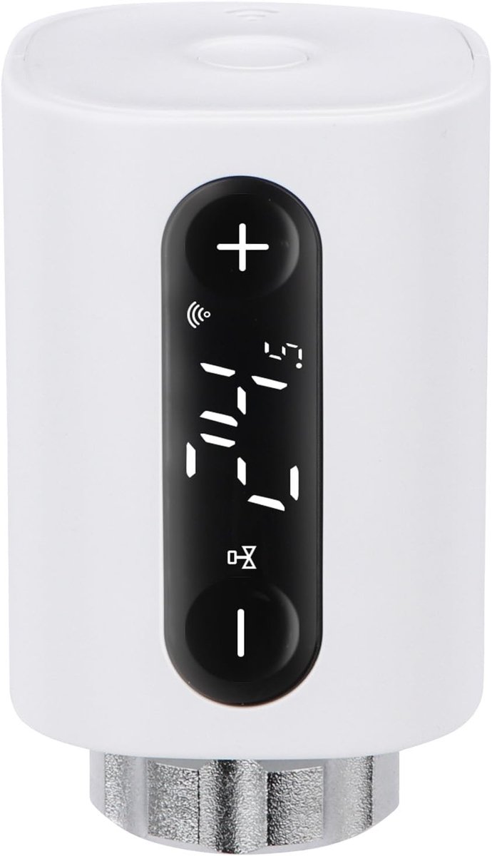 Wengart Wi-Fi Radiator Thermostat WG360, 2.4GHz Tuya APP Radiator Valve, Programmable TRV for Multi-Room Temperature - ShopVlot