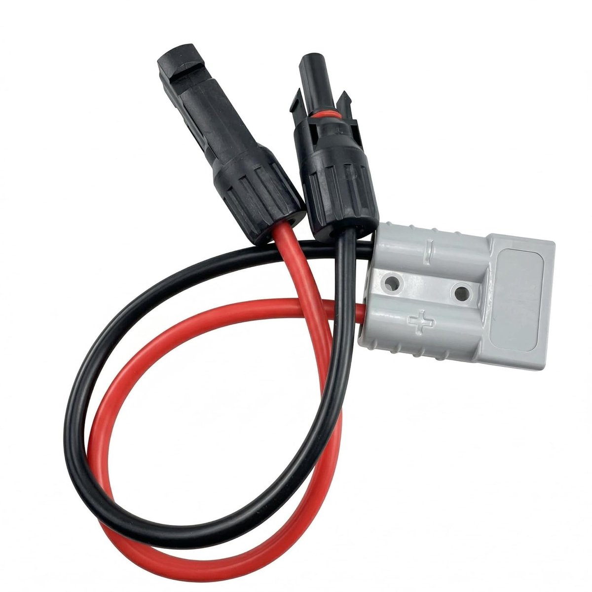 Zonnestekker compatibel met Anderson naar stekker 50 A voor zonnegenerator, kaliber 10 AWG, adapter zonnepaneel 30 cm - ShopVlot