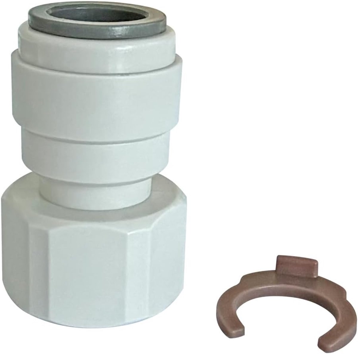 1 stuk adapter fitting verbindingsstuk, 1/2 inch vrouwelijk naar 1/2 inch push-in snelconnector, universele - ShopVlot