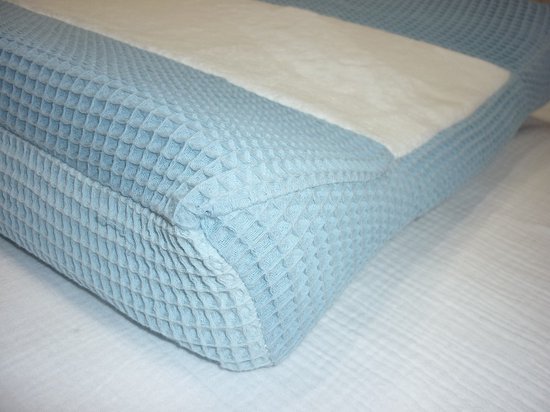 Oogappel Aankleedkussenhoes Waskussenhoes Licht Blauw 70x50cm-Blauw — afbeelding 2