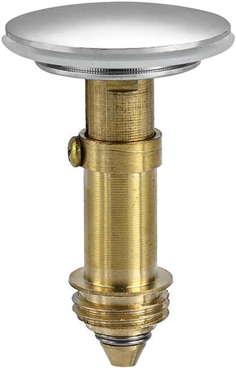 Wastafelstopper 35mm - Universele Pop-Up Afvoerplug - Duurzaam Messing - Eenvoudig te Vervangen - ShopVlot