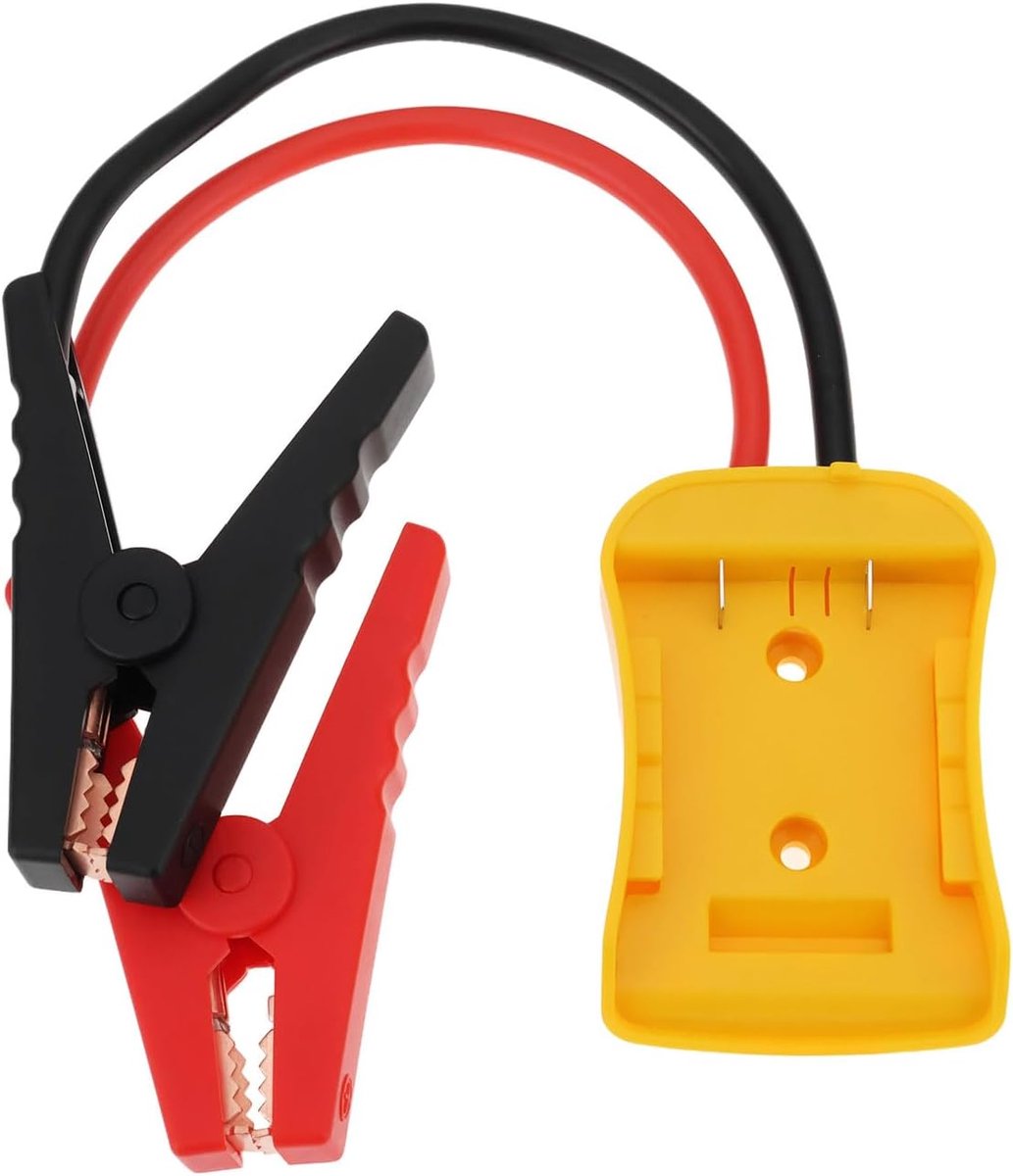 Startkabel 18/20V - 8AWG 30cm - Compatibel met DeWalt 18V Bseries batterij - Efficiënte startkracht - ShopVlot