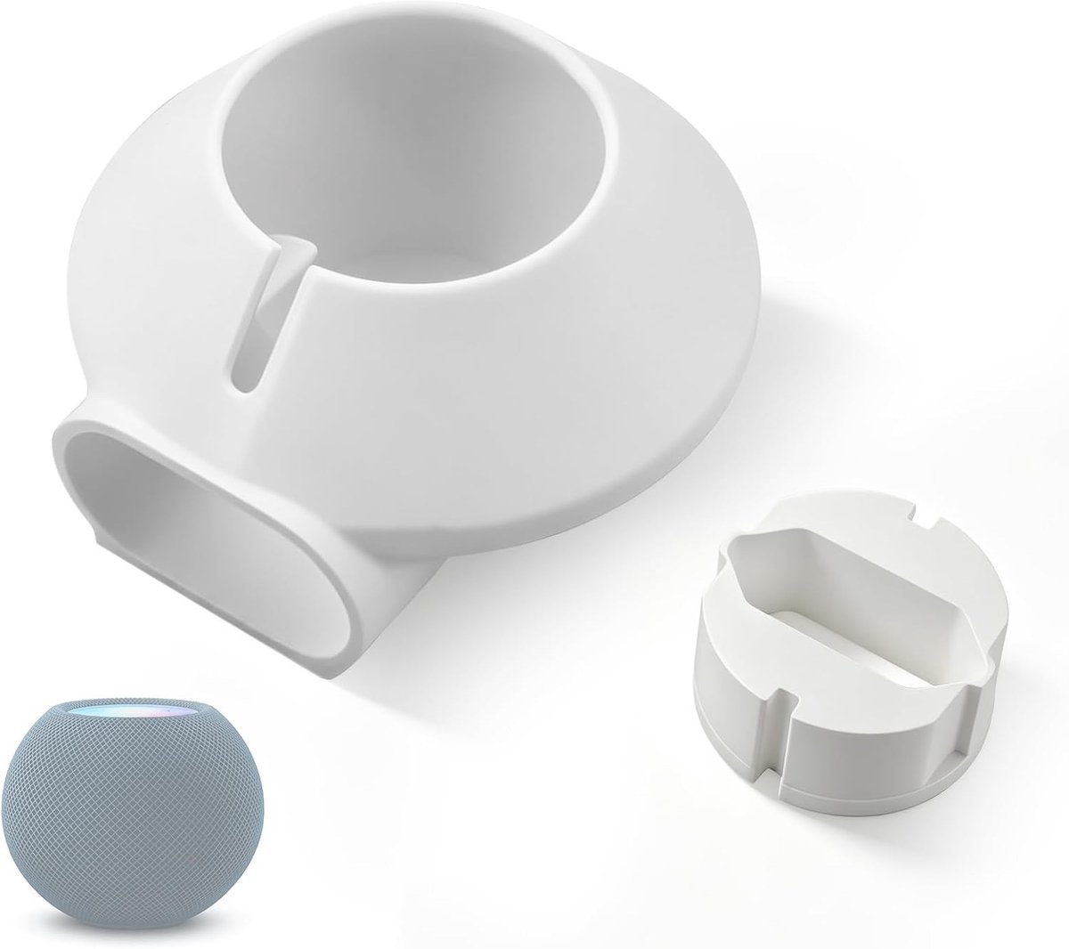 Stopcontacthouder voor Apple HomePod Mini - wandstandaard zonder boren - kabelopberging - ShopVlot