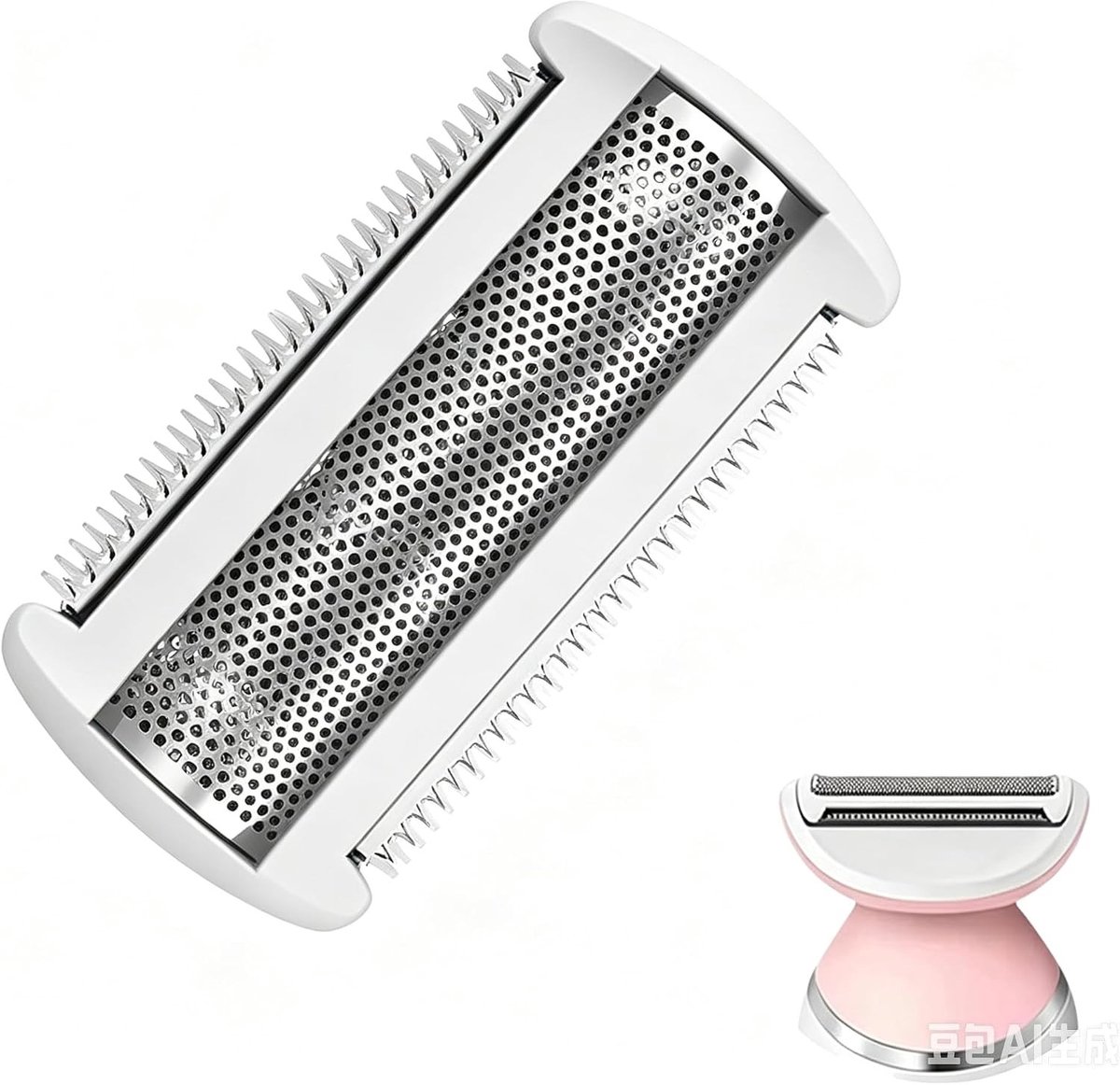 Vervangende Scheerkoppen voor Dames - Rvs Trimmer voor Elektrische Ladyshaver, Geschikt voor Nat en Droog Scheren (2 Stuks)