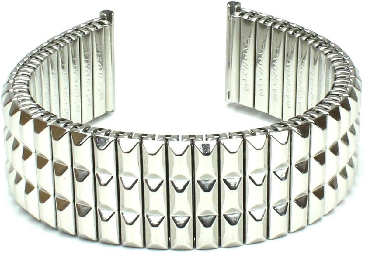 Rowi Fixoflex S L316 22mm 21mm 20mm Stainless Steel Watch Band Silver - ShopVlot