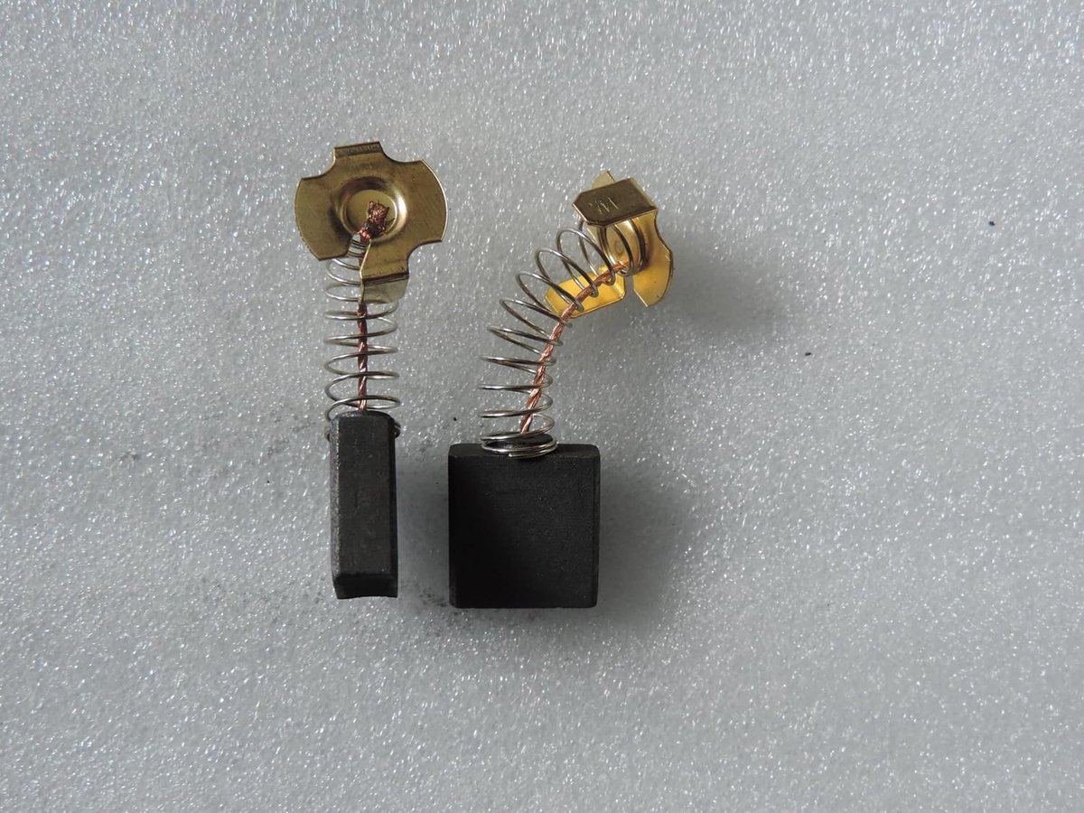 44A Carbon Brushes for Hitachi C10FC, C10FCB, C10FR, C10RA2, C12FA, C15FB, CB75F 7 x 17 x 18 - ShopVlot