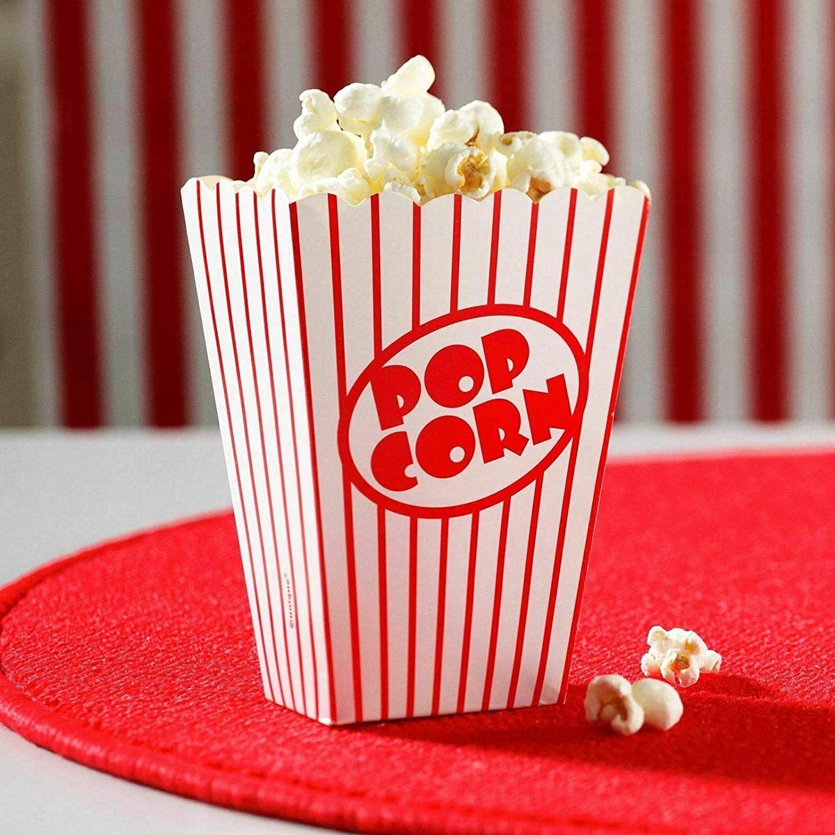 HOT BARGAINS Popcorn Dozen Film Hollywood Stijl Klassieke Rode Gestreepte Kartonnen Popcorn Dozen Voor Kinderen - ShopVlot