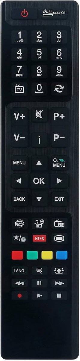Remote Control Fit for Hitachi Horizon Luxor Saba Lazer INEXIVE 39800 - ShopVlot