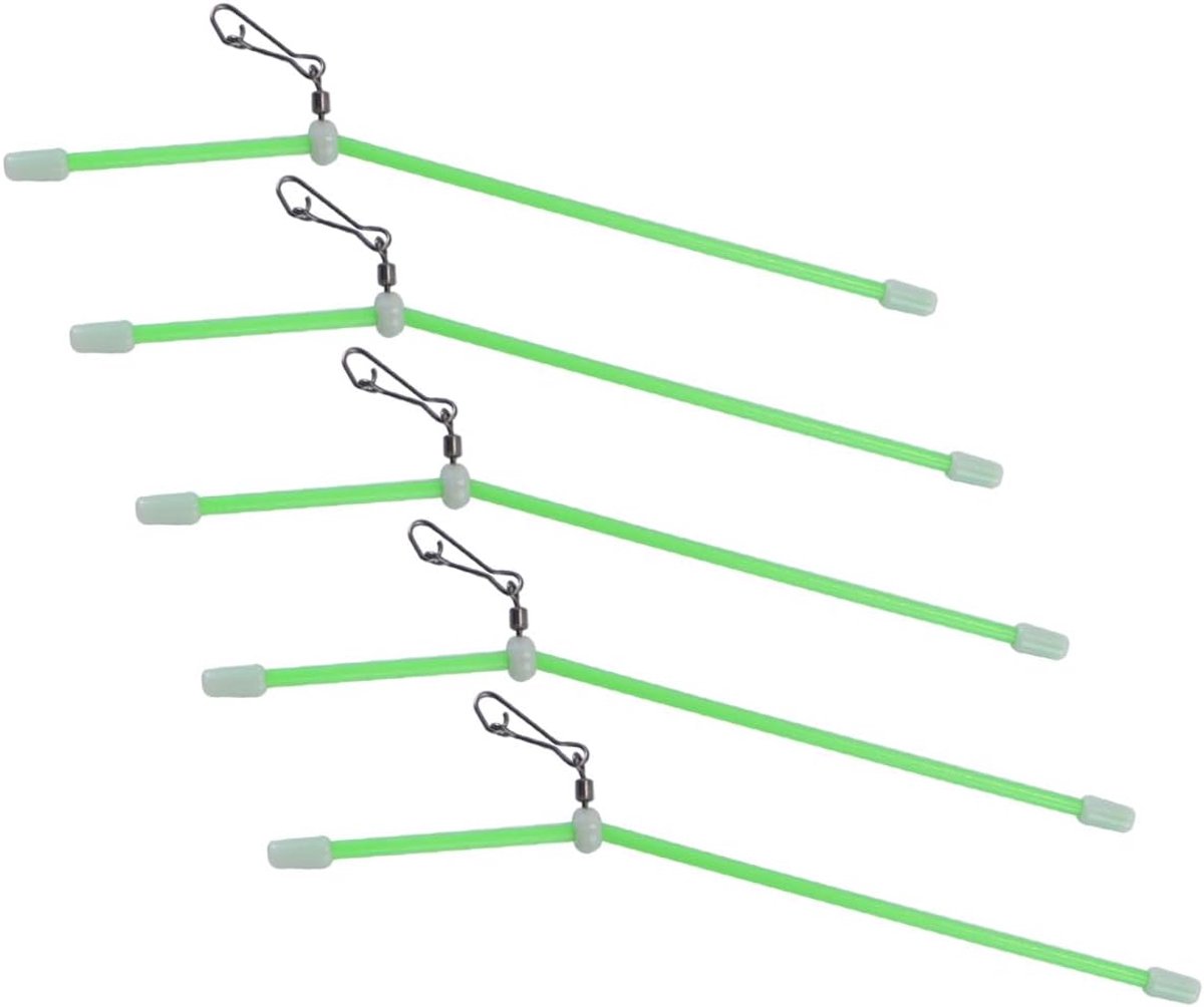 Visbalansconnectoren 15 cm - anti-boom accessoires - fluorescerend - handig voor nachtvisserij - ShopVlot