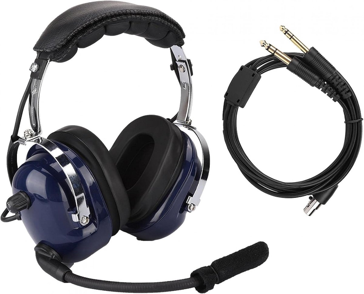 3.5mm Headset Piloten - Geluiddemping - Comfortabele pasvorm - Duidelijke communicatie - ShopVlot