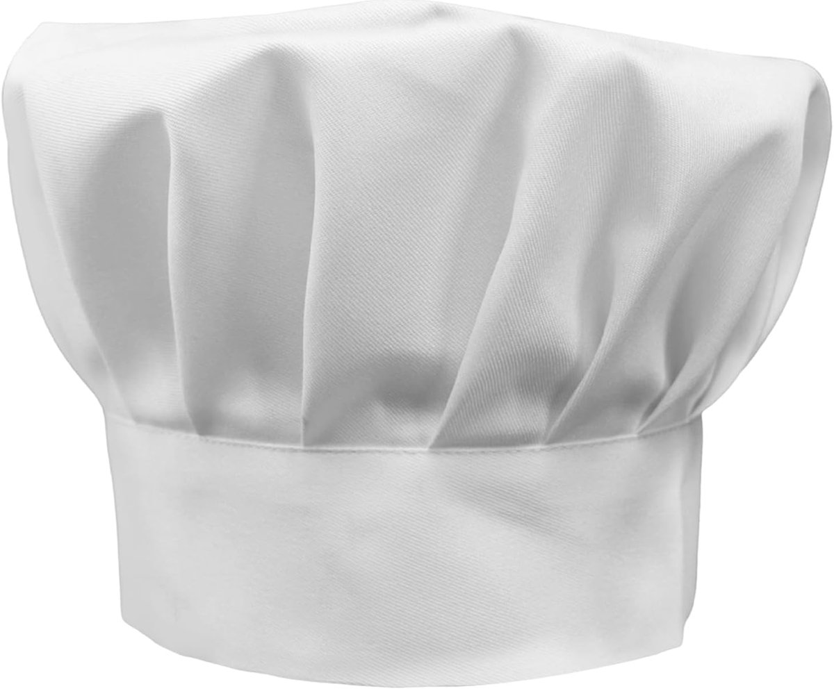 Koksmuts Unisex, Wit Verstelbaar - Koken en Bakken - Perfect voor Keuken en Restaurant - ShopVlot