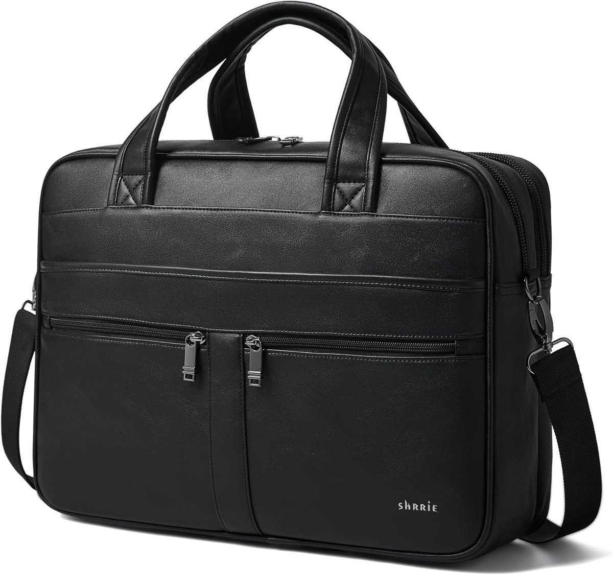 Laptoptas 16 inch - waterbestendige leren messenger bag - retro aktetas - ideaal voor werk - ShopVlot