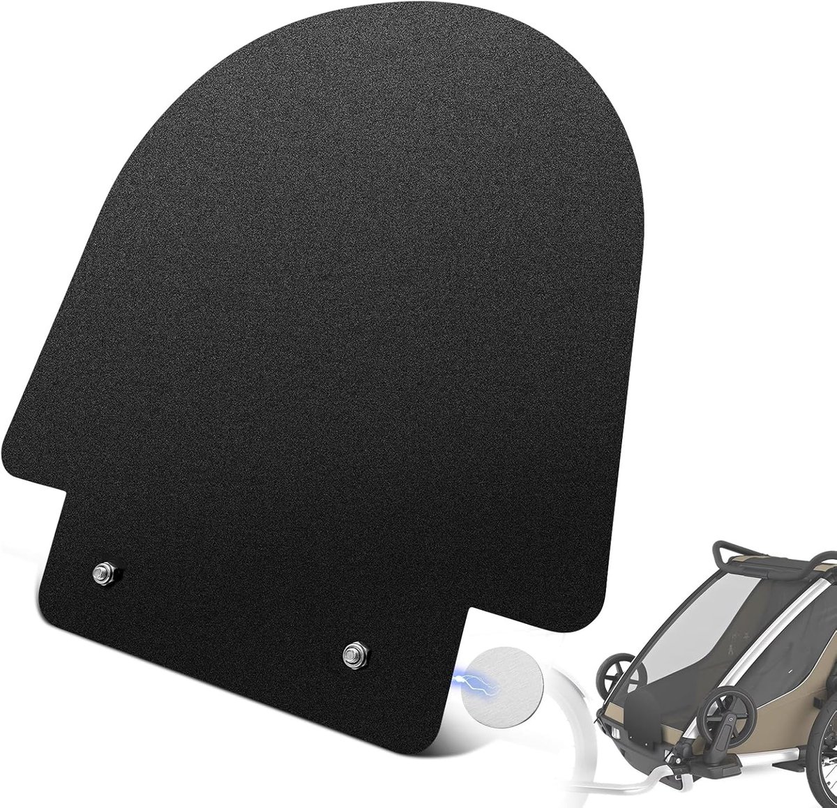 Fietsmodderguard voor Thule Chariot - Compleet set - Magnetische bevestiging - Beschermt tegen opspattend water - ShopVlot