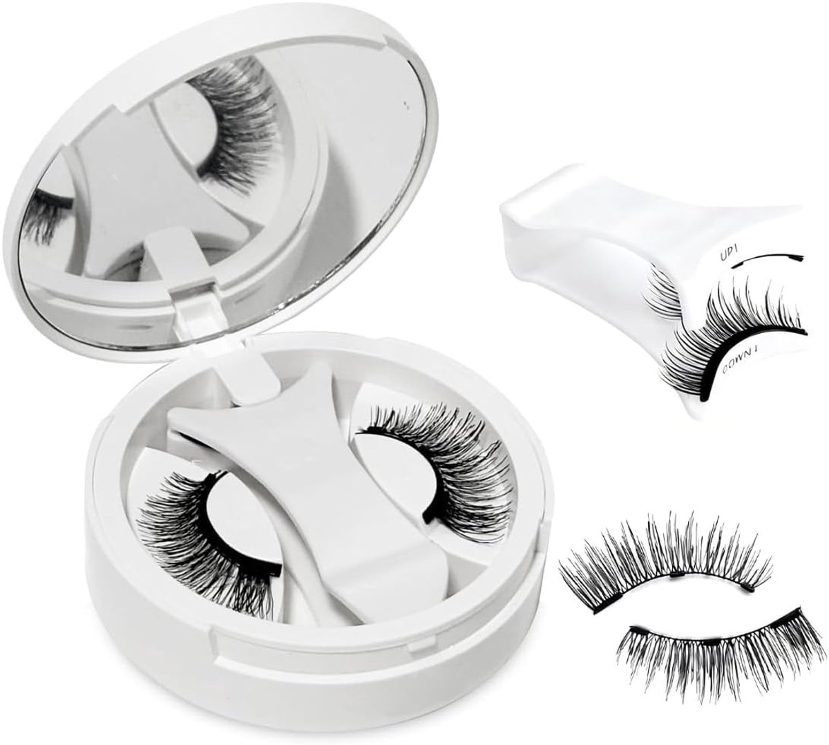 Magnetische wimpers zonder eyeliner - Natuurlijk ogend - Herbruikbaar - Comfortabel voor gevoelige ogen - ShopVlot
