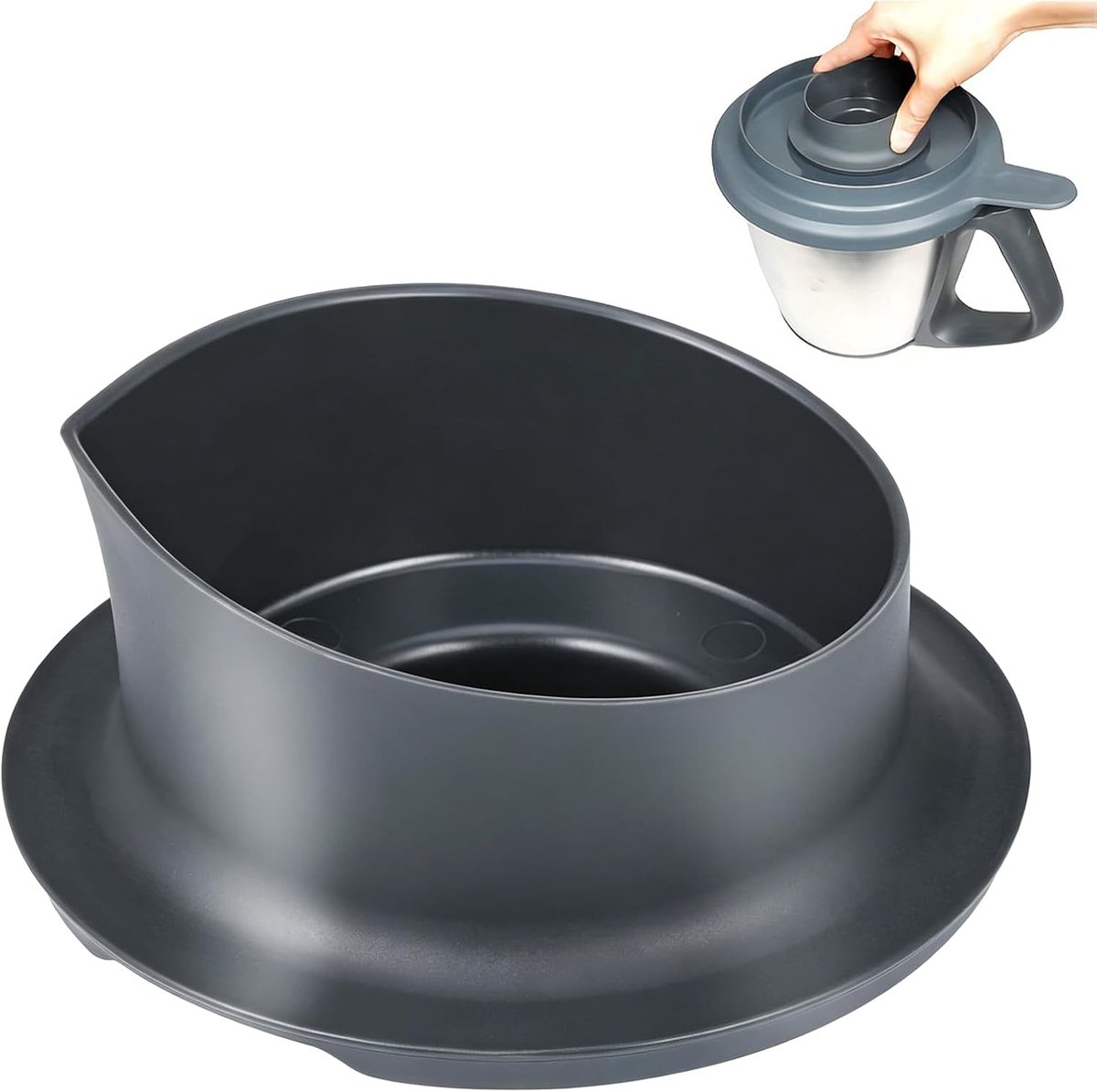 Maatbeker voor Thermomix TM5, TM6 - 100 ml en 50 ml - BPA-vrij en duurzaam - ideaal voor nauwkeurig meten - ShopVlot