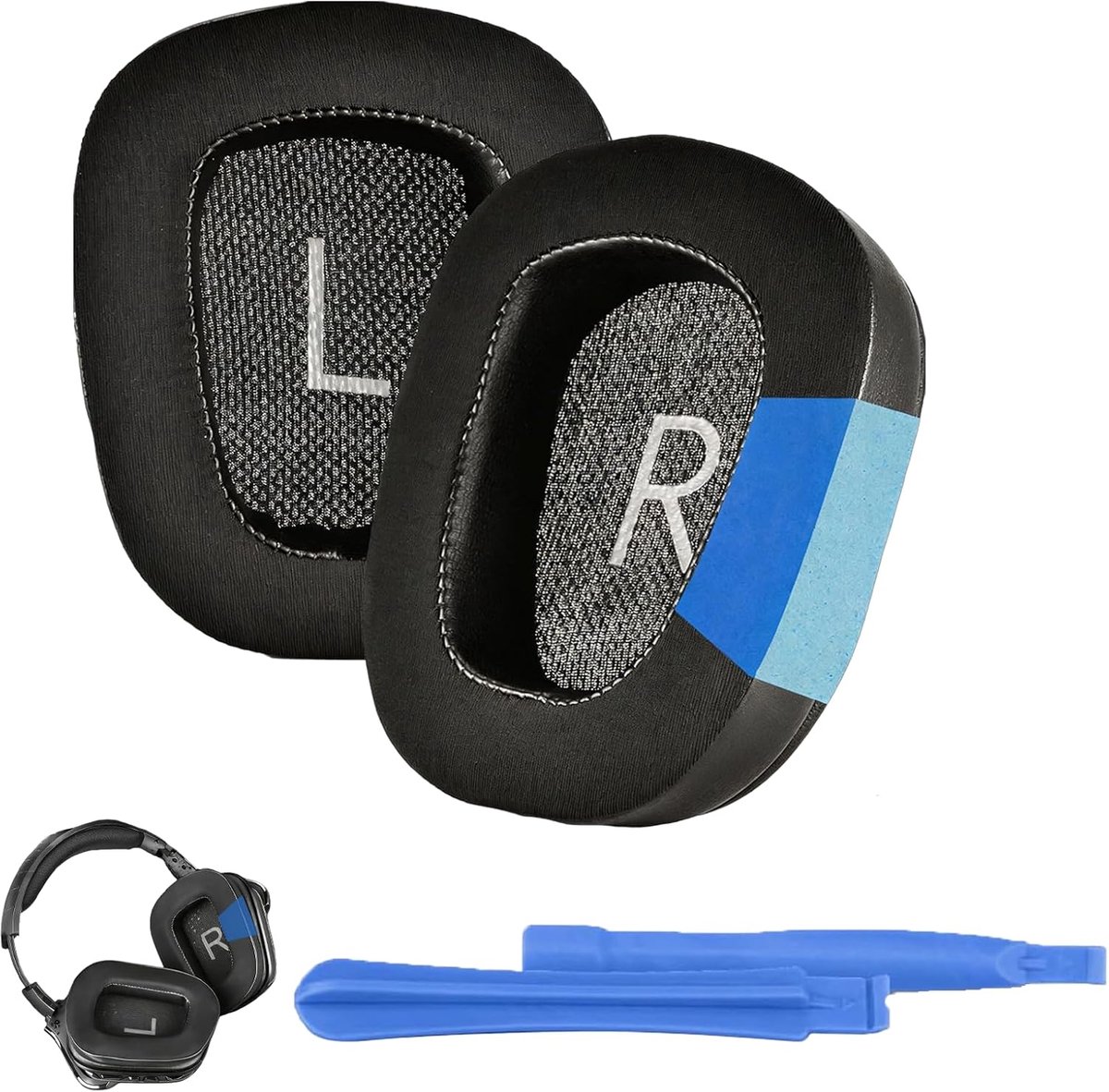 Vervangende oorkussens - koelgel - siliconengel - verbeterde comfort voor gaming-headset - ShopVlot