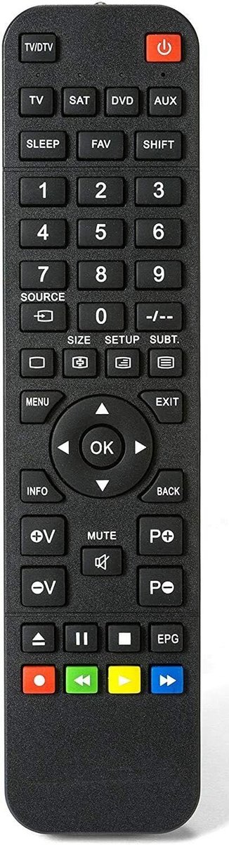 Replacement remote control suitable for Sagemcom DCI85 RCI88 1000KD RCI88-320 cable Germany - ShopVlot