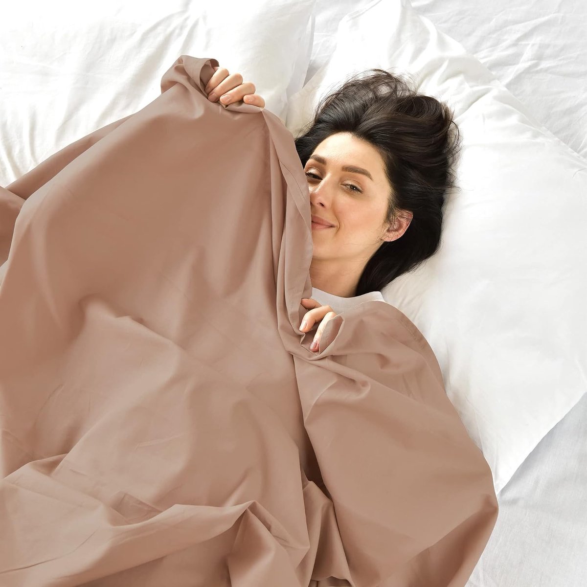 NatureMark Basic bed sheet - soft and easy care sheet made of 100% cotton without elastic home cloth many sizes and - ShopVlot