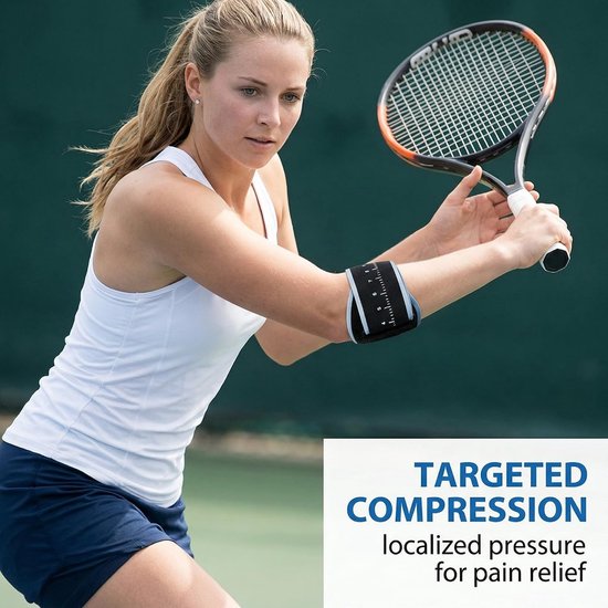 1 Pezzo Tutore Epicondilite Gomito Ortesi Gomito Compressione Supporto Regolabile Per Tennis Badminton Fitness Golf Eva - ShopVlot — afbeelding 5