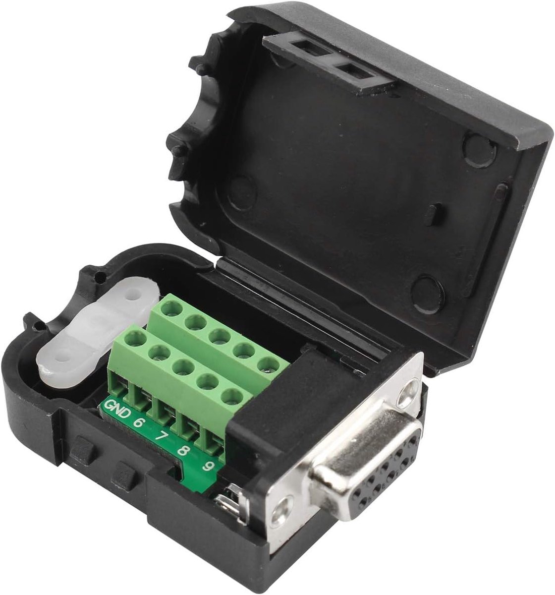 D-SUB DB9 RS232 Female Breakout Board Adapter Connector 9 Pin 2 Row Serial Port Solderless Terminal Block Adapter - ShopVlot