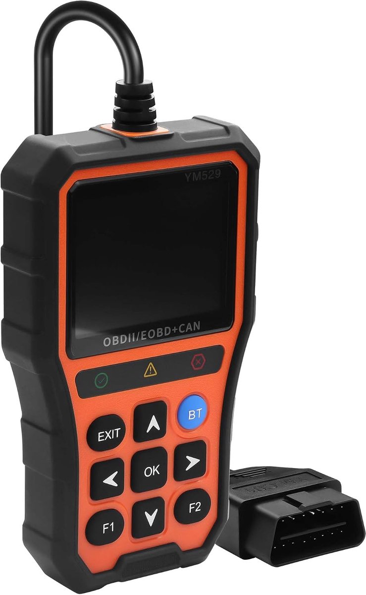 CERRXIAN OBD2 Car Scanner and Code Reader, Battery Tester, OBDII Diagnostic Tools, Engine Fault Code Reader, Real-time - ShopVlot