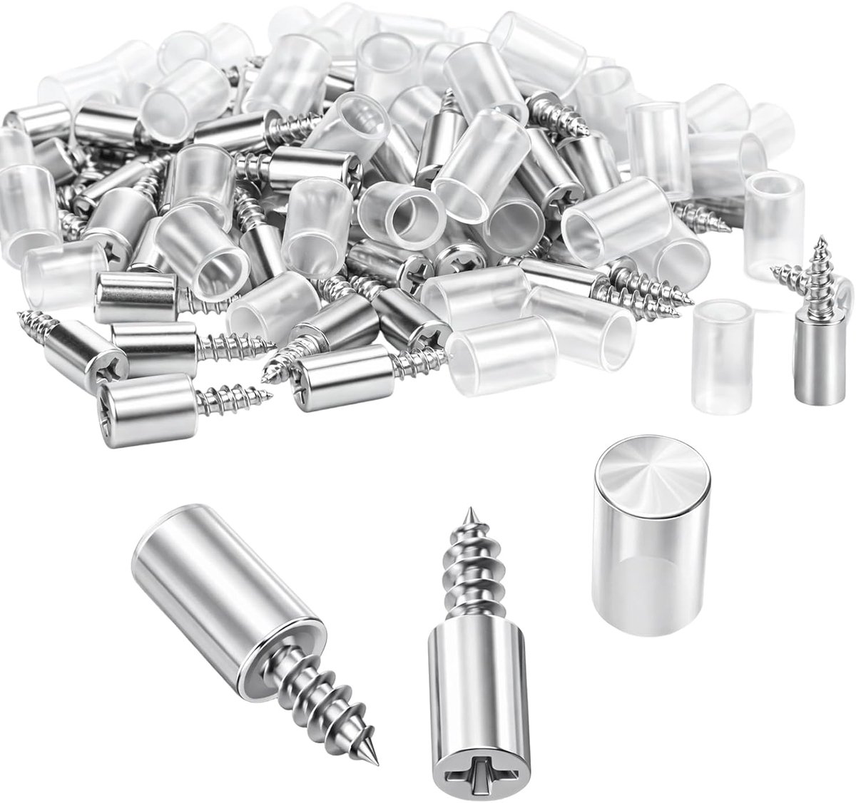 30 stuks zelftappende plankdragerset, plankdragers, plankhouder, plankdrager, tafeldrager, met antislip rubber - ShopVlot