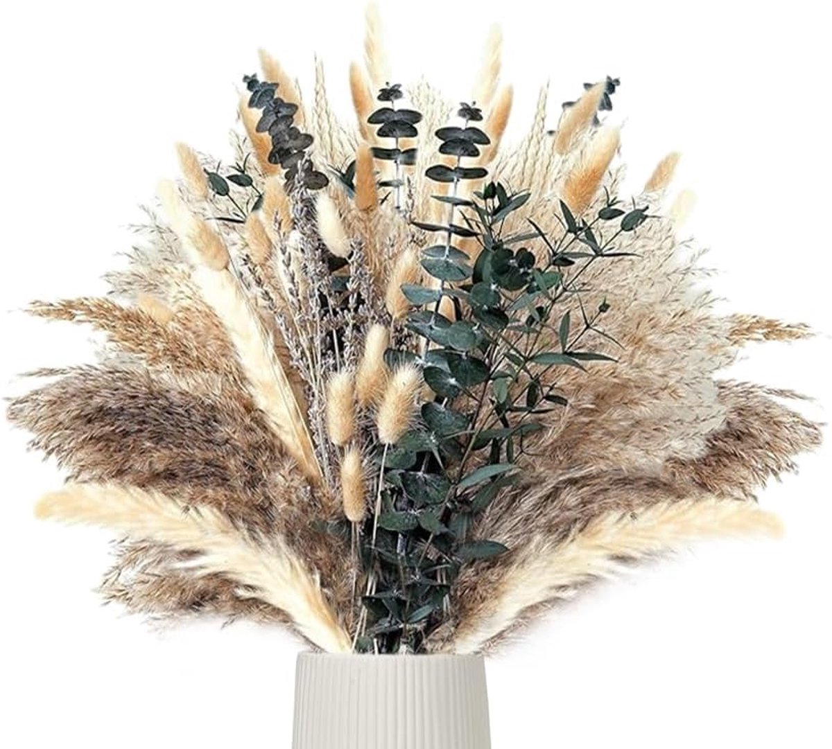 Anlising Dried Pampas Grass Natural Pampas Grass Dried Pampas Grass for Home Decoration, Boho Decoration, Party - ShopVlot