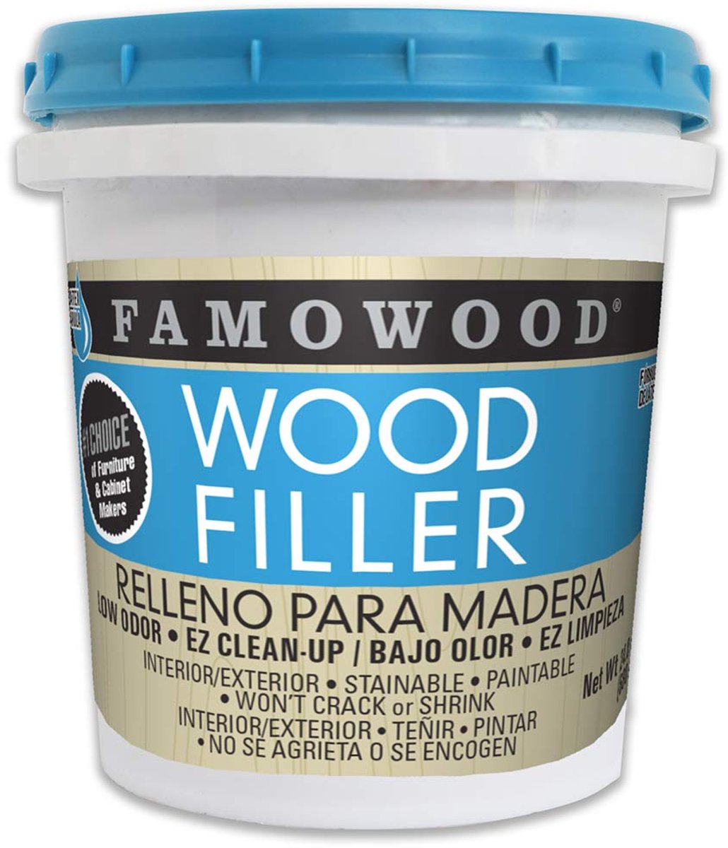 FamoWood 40022118 Latex Wood Filler-Pint, Fir/Maple, Cream, Open - ShopVlot