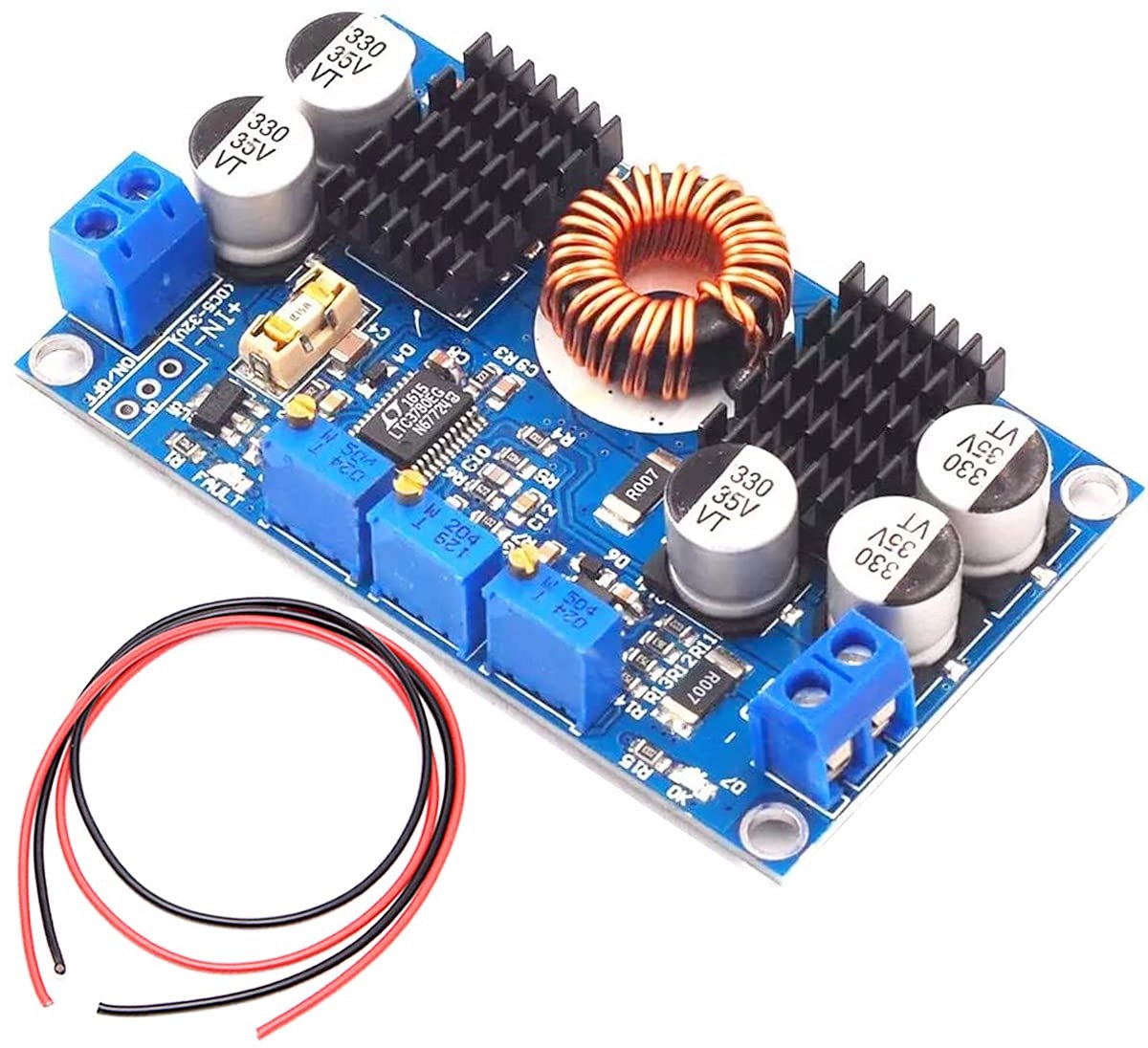 LTC3780 DC 5V-32V to 1V-30V 10A Constant voltage current automatic converter Step Up Down Regulator Charging Module - ShopVlot