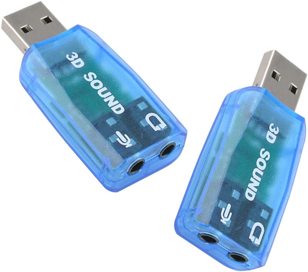 Ziyan External USB 2.0 Mic speaker 3D sound card headset audio adapter 5.1 channel - ShopVlot