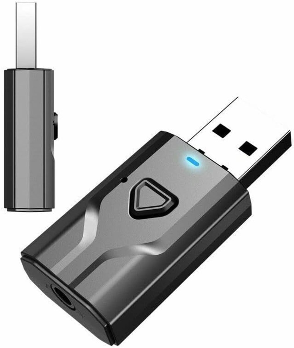 ZIYAN Bluetooth 2in1 - 5.0 Transmitter Receiver Wireless USB Aux Audio Transmitter Adapter - ShopVlot