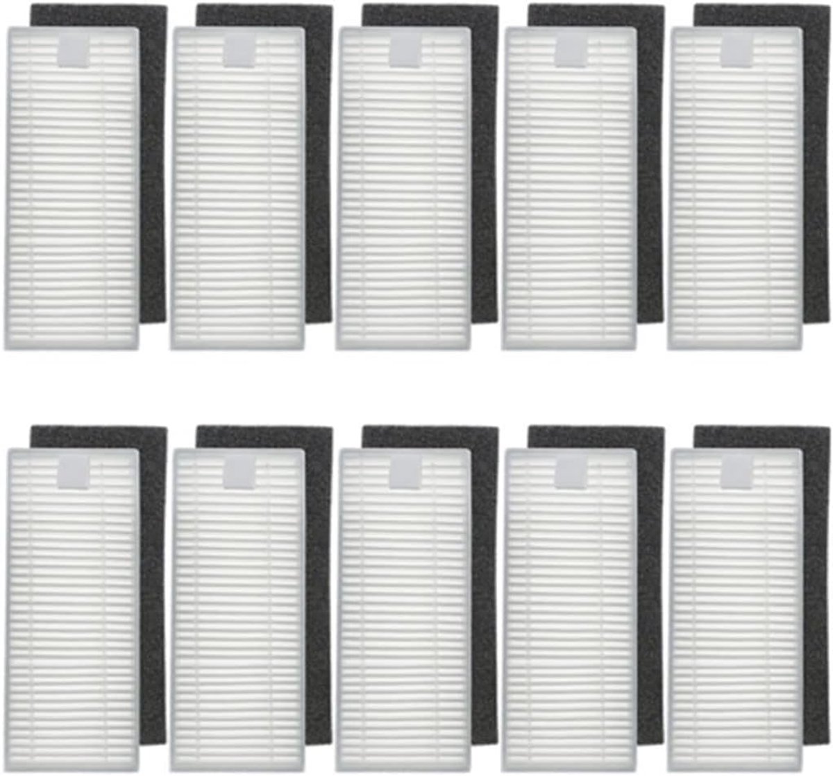 WuYan Vacuum Cleaner Replacement Filters 10pcs HEPA Filters for Cecotec Conga Excellence 1090 Robot Vacuum Cleaner - ShopVlot