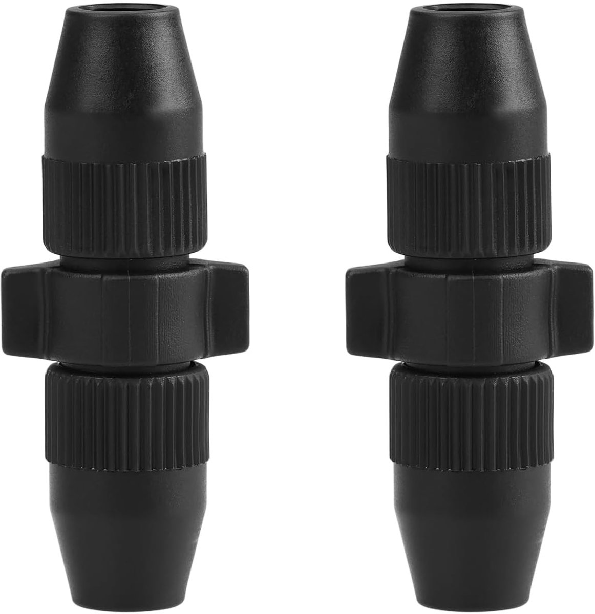2 stks Tuin Druk Spray Rechte Staaf Dubbele Moer Vaste Connector Fit Voor 8mm Spray Rechte Staaf - ShopVlot