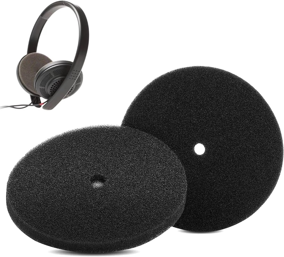 Sponge Seal Compatible with Sennheiser HD-433 HD433 Headphones Sponge Seal Replacement with Durable and Breathable - ShopVlot