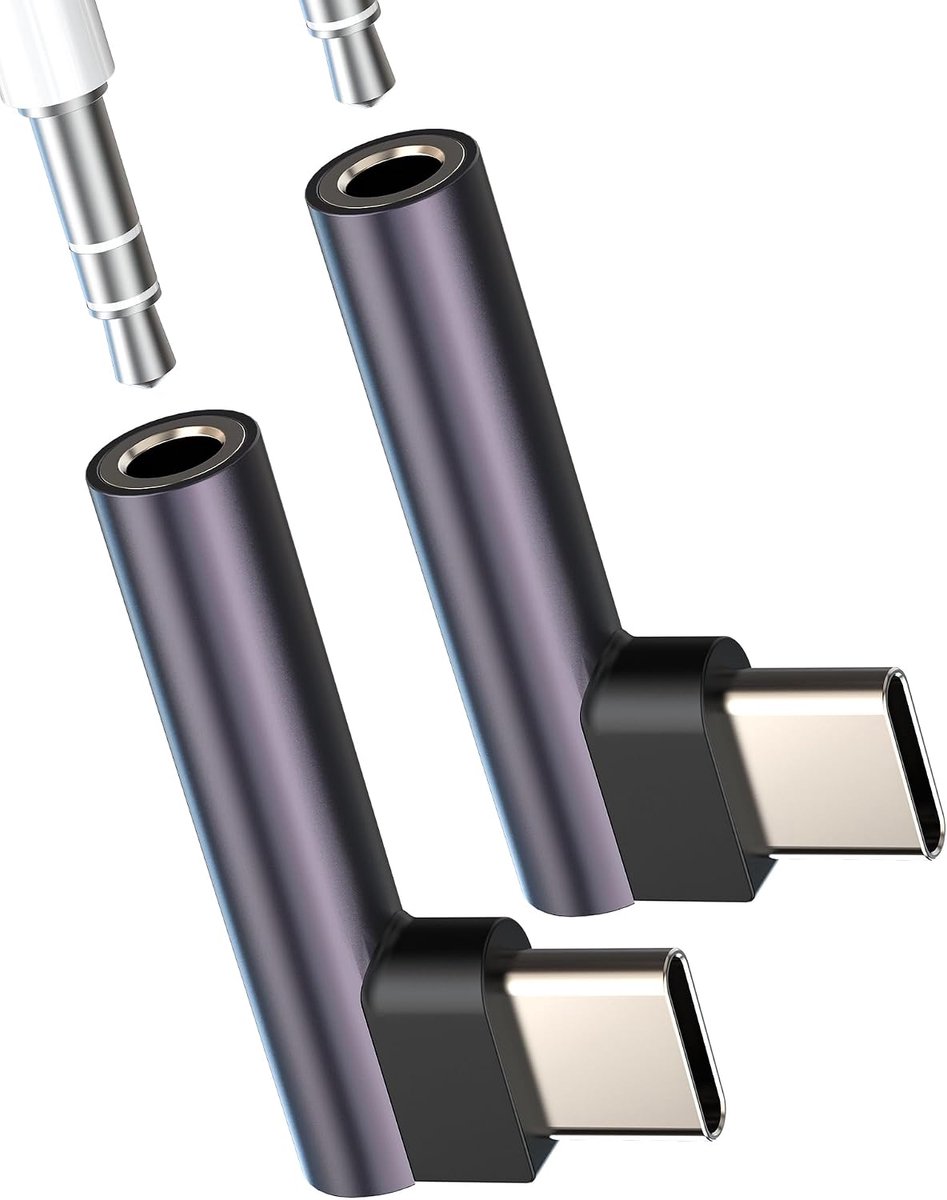 USB C hoofdtelefoonadapter naar AUX-kabel, audio voor iPhone 17, 16 Pro Max, compatibel met Samsung, voor Apple voor - ShopVlot