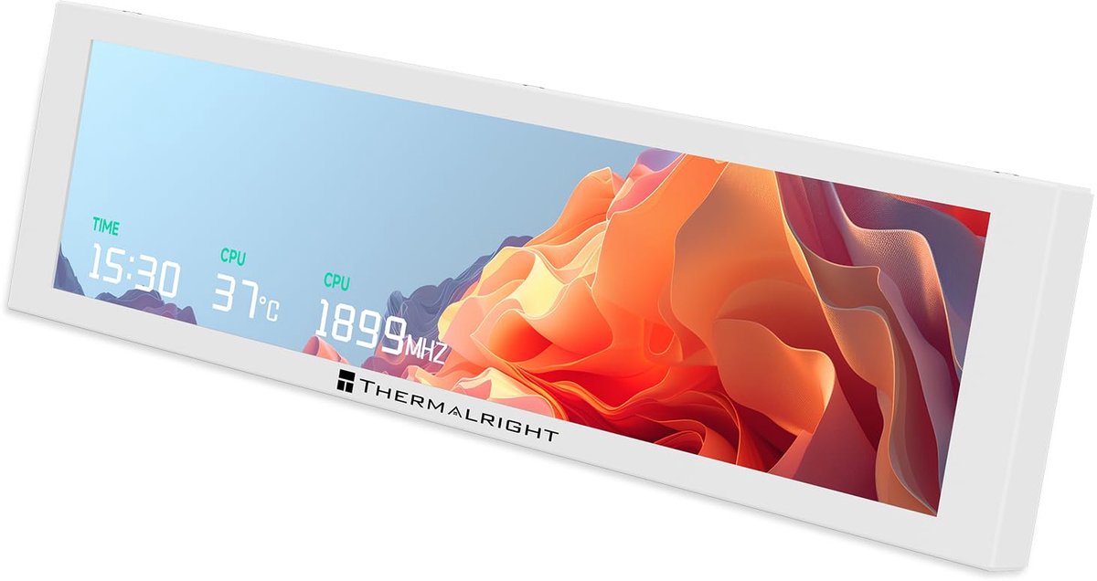 TR Trofeo Vision 9.16 LCD white, resolution 1920 x 480 - support for switching between multiple dynamic images/videos - ShopVlot
