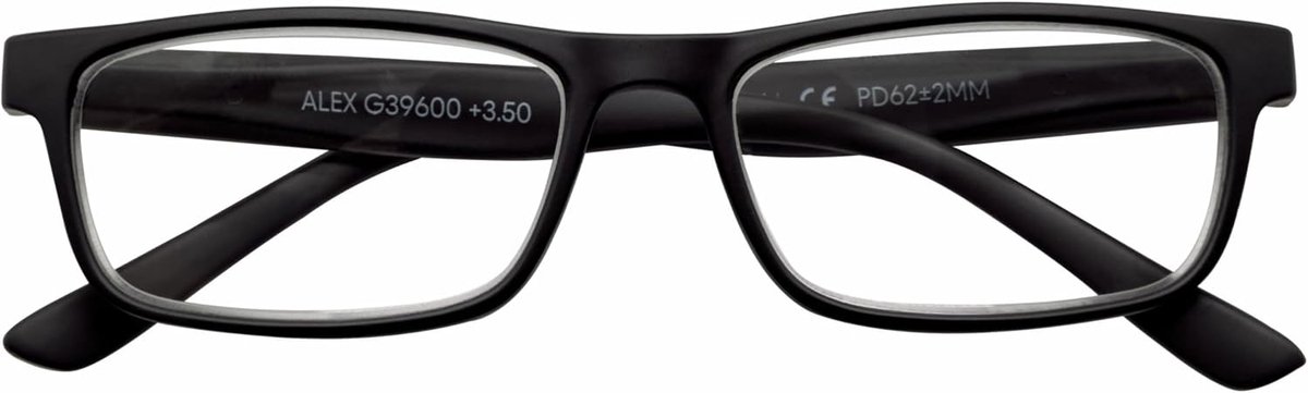 Lesebrille +1.50 dpt - Zwart - Met etui - Optimaal draagcomfort - ShopVlot